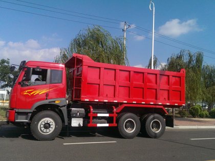 Low price FAW J5P 280hp 6×4 dump truck