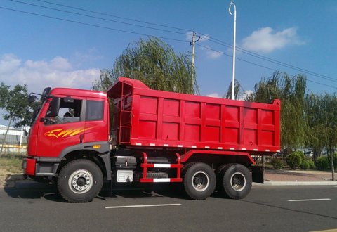 Low price FAW J5P 280hp 6×4 dump truck