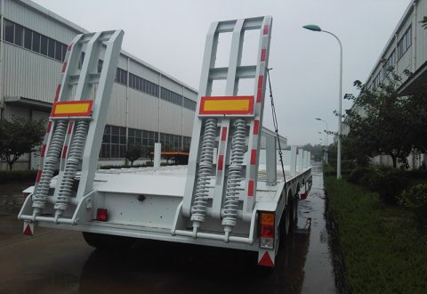 Best Price 3 Axle Low Bed Semitrailer For Sale