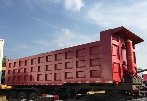 60 Tons 3 Axle Tipper Trailer For Sale