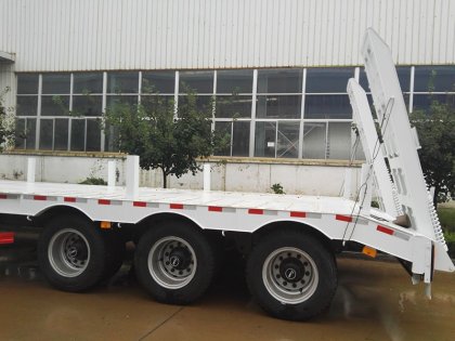 60 Tons Low Bed Semitrailer For Sale