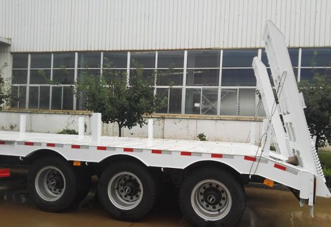 60 Tons Low Bed Semitrailer For Sale