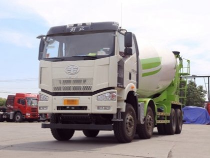 FAW J6P 8*4 Concrete Mixer Truck 10m3 