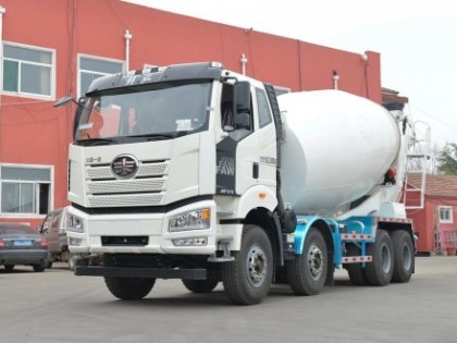 FAW J6P 8x4 12cbm Concrete Mixer Truck for Sale