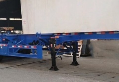 Cheap Price 3 Axles 40ft Container Skeleton Chassis Trailer for Sale