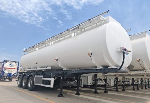 CIMC 3 Axles 40cbm 4 Compartments Fuel Tanker Trailer for Sale