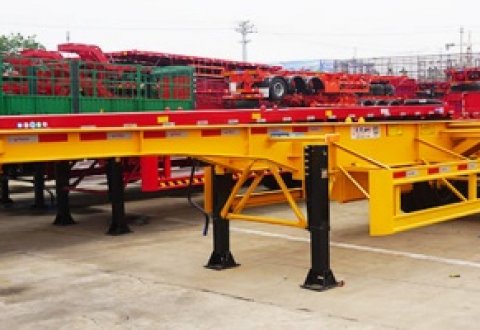 CIMC Tri Axles 40ft Container Skeleton Trailer for Sale