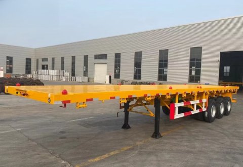 Good Price 3 Axles 40ft Container Flatbed Trailer for Sale